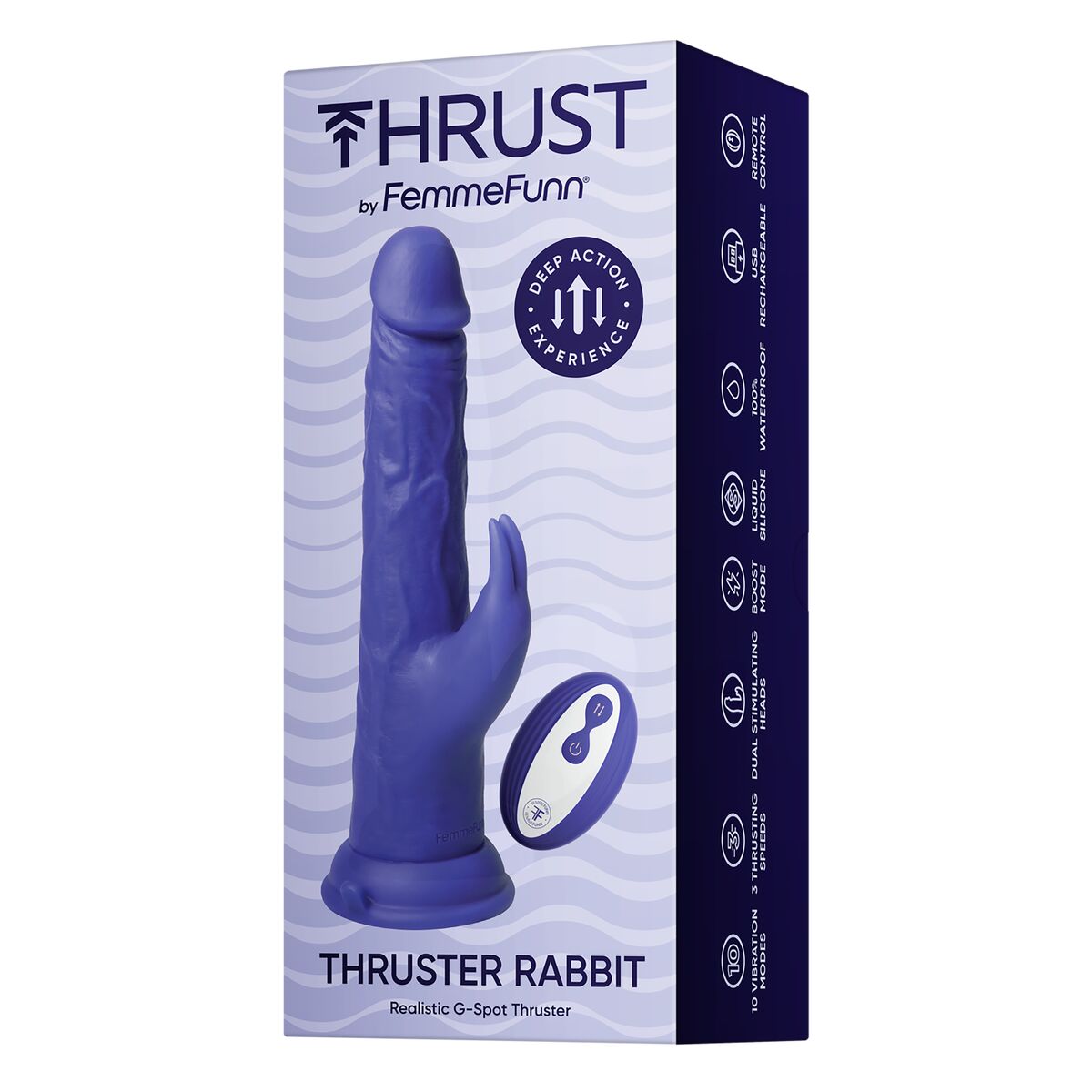 G-Spot Vibrator FemmeFunn Thrust Purple